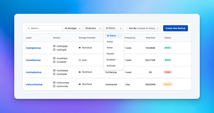 runcloud-backup-sort-filter-improvement